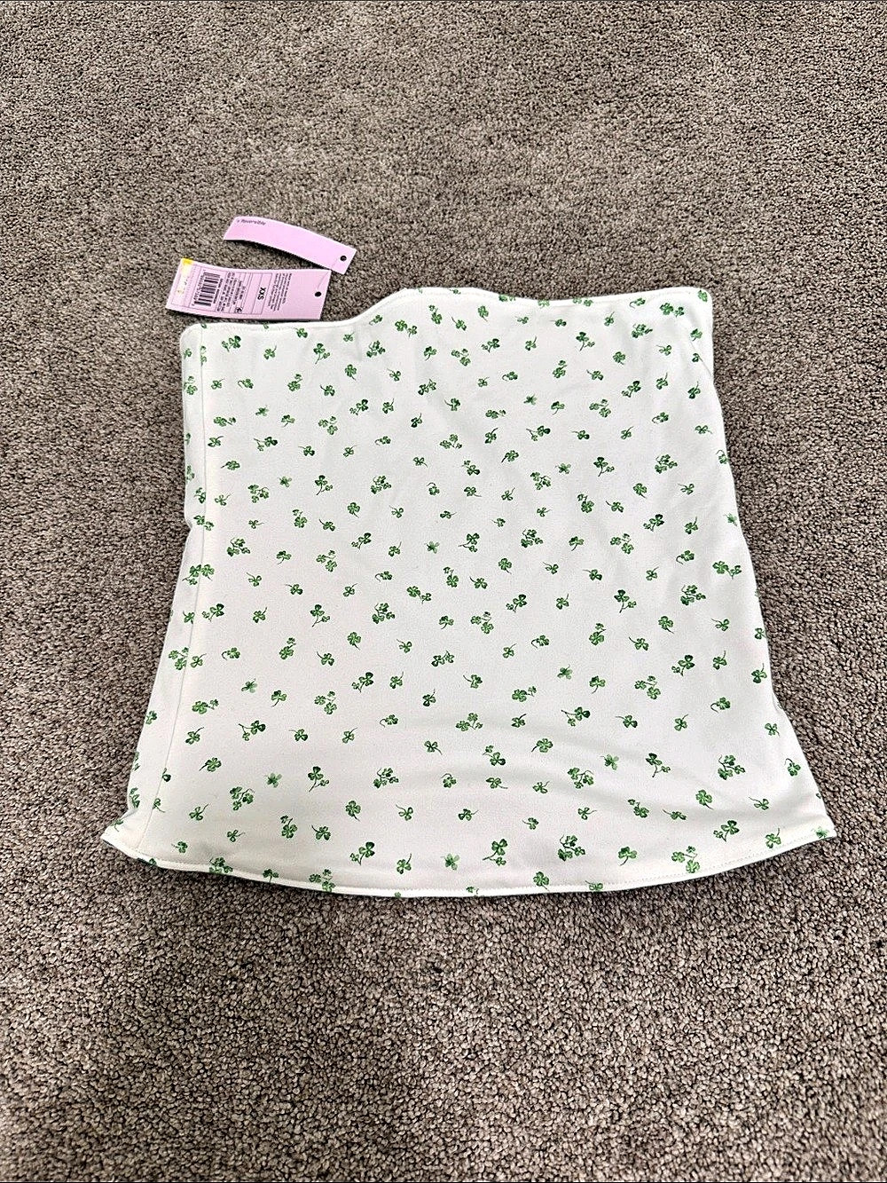 Wild Fable Floral Mini Skirt in White & Green